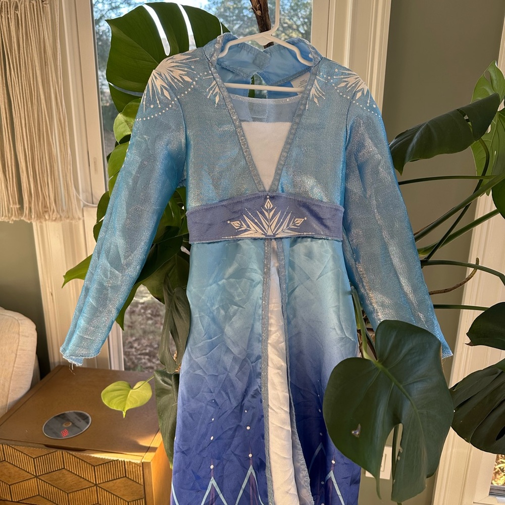 Frozen Elsa Dress Halloween Costume, Size 4-6x